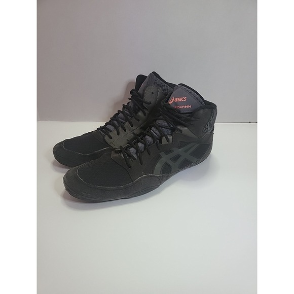 Asics Snapdown 3 Wrestling Shoes Sneakers Black Gray 1081A030 Mens Size 13 - Picture 5 of 10